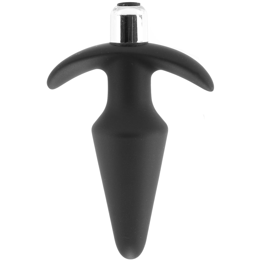 Luxe Discover Vibrating Silicone Butt Plug in Black - Tophatter's Vibrator Deals Online Anal Sex Toys > Butt Plugs - Tophatter Daily Deals