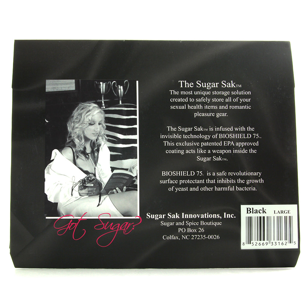 The Sugar Sak BioShield 75 Storage Solution Large in Black - Tophatter's Adult Products Toy Storage - Tophatter Daily Deals