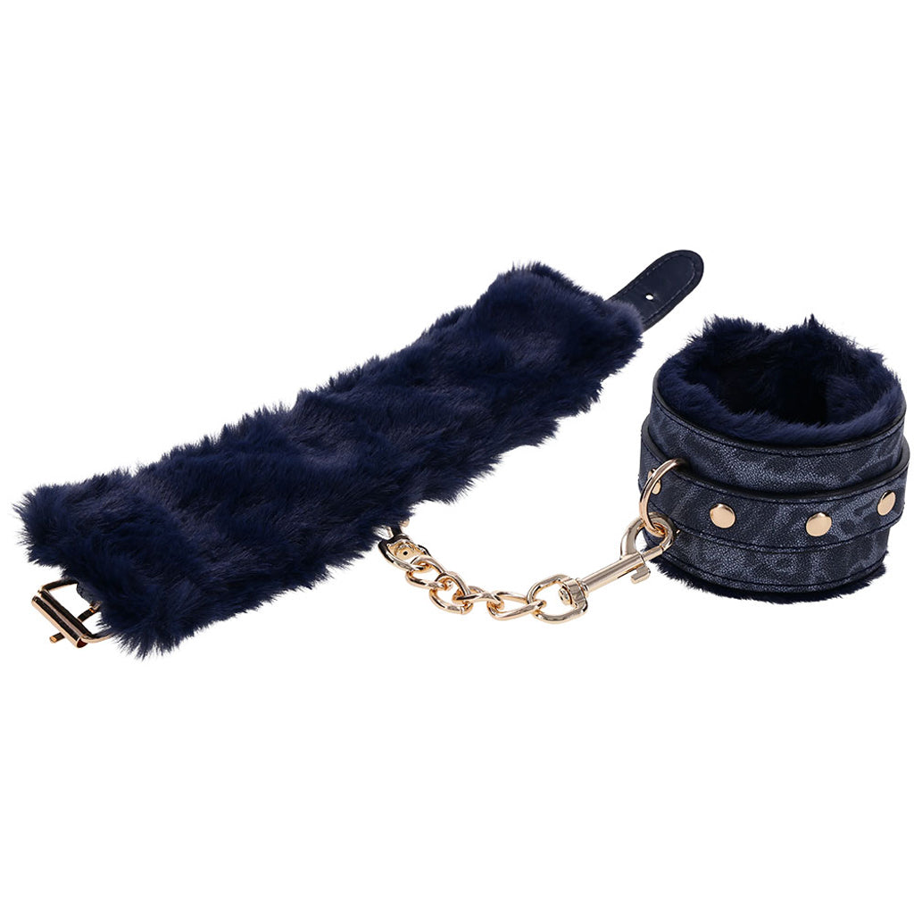 Sex & Mischief Cougar Fur Handcuffs Bondage and Fetish > Wrist and Ankle Cuffs - Tophatter Daily Deals