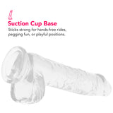 Naturally Yours 6 Inch Crystalline Dildo in Clear Dildo Sex Toys > Realistic Dildos - Tophatter Daily Deals