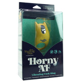 Naughty Bits Horny AF Vibrating Cock Ring - Tophatter's Adult Sex Toys Online Cock Rings - Tophatter Daily Deals