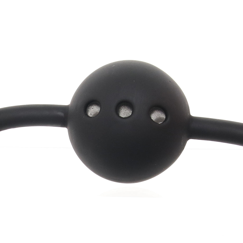 Nocturnal Collection Eye Mask & Breathable Ball Gag Set Bondage and Fetish > Ball Gags & Mouth Restraints - Tophatter Daily Deals