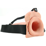 9 Inch Hollow Squirting Strap-On with Balls in Vanilla Dildo Sex Toys > Strap-On and Harnesses - Tophatter Daily Deals