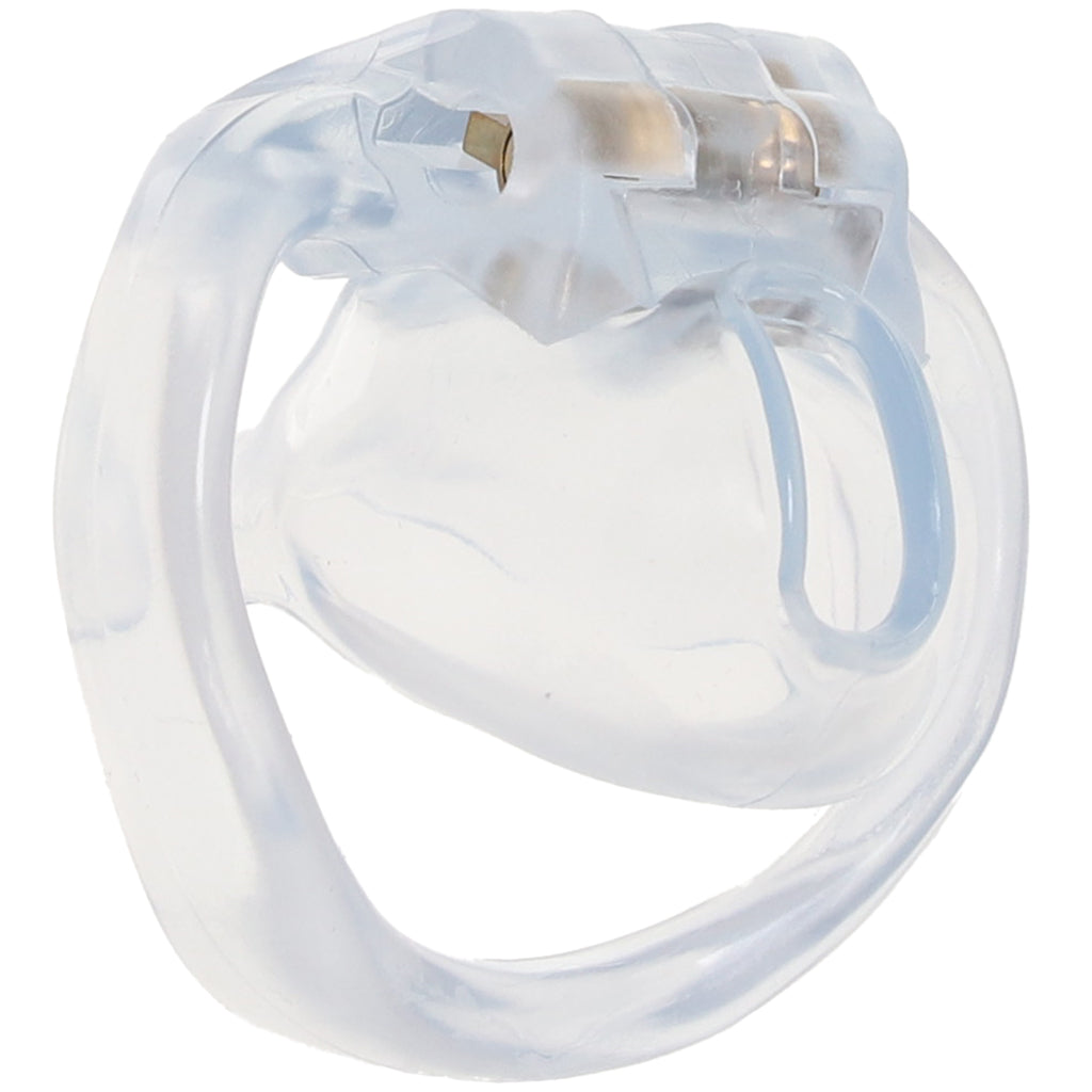 Blueline Small Dick Acrylic Mini Chastity Cage Bondage and Fetish > Cock and Ball Devices - Tophatter Daily Deals