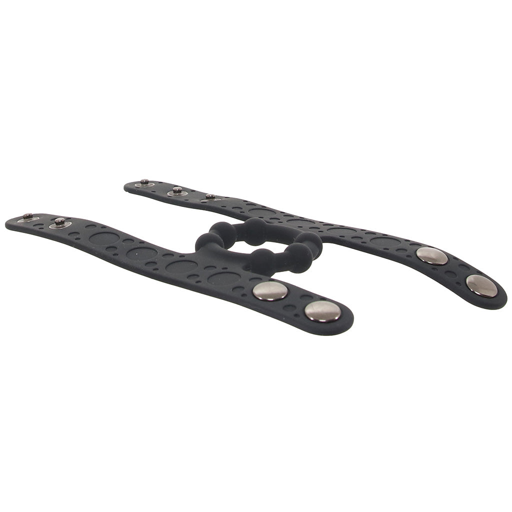 Magic Beaded Cock Ring with Adjustable Ball Straps Bondage and Fetish > Cock and Ball Devices - Tophatter Daily Deals