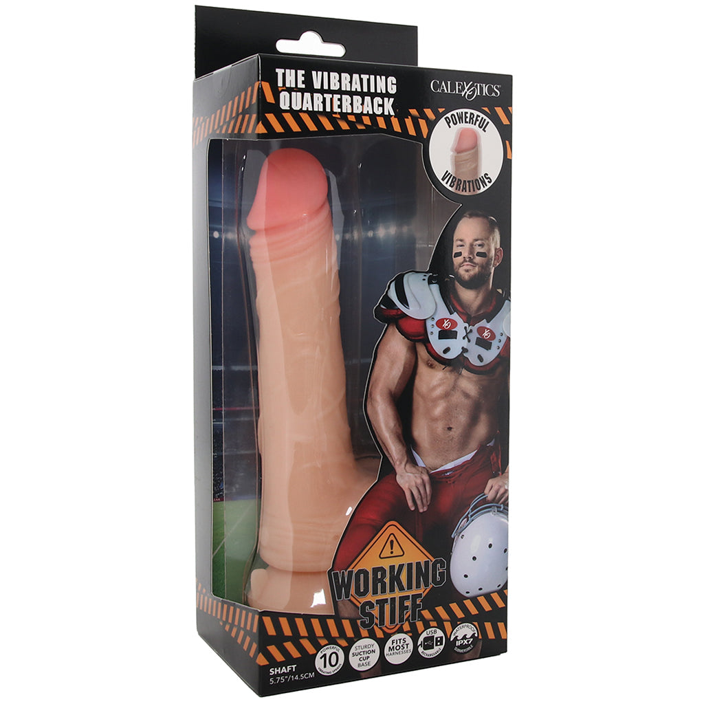 Working Stiff The Vibrating Quarterback Dildo Dildo Sex Toys > Realistic Dildos - Tophatter Daily Deals
