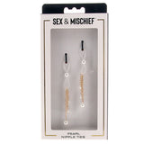 Sex & Mischief Pearl Nipple Ties Bondage and Fetish > Nipple Stimulators & Clamps - Tophatter Daily Deals
