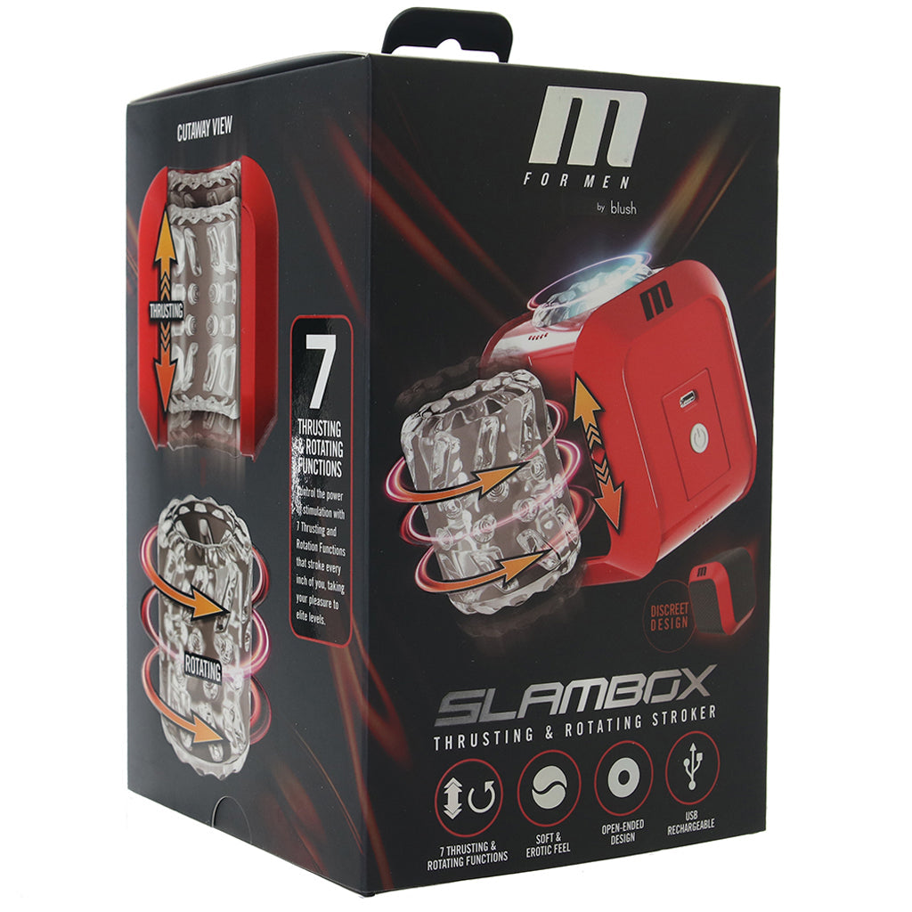 M for Men Slambox Rotating Auto Stroker Male Masturbators > Auto Strokers - Tophatter Daily Deals