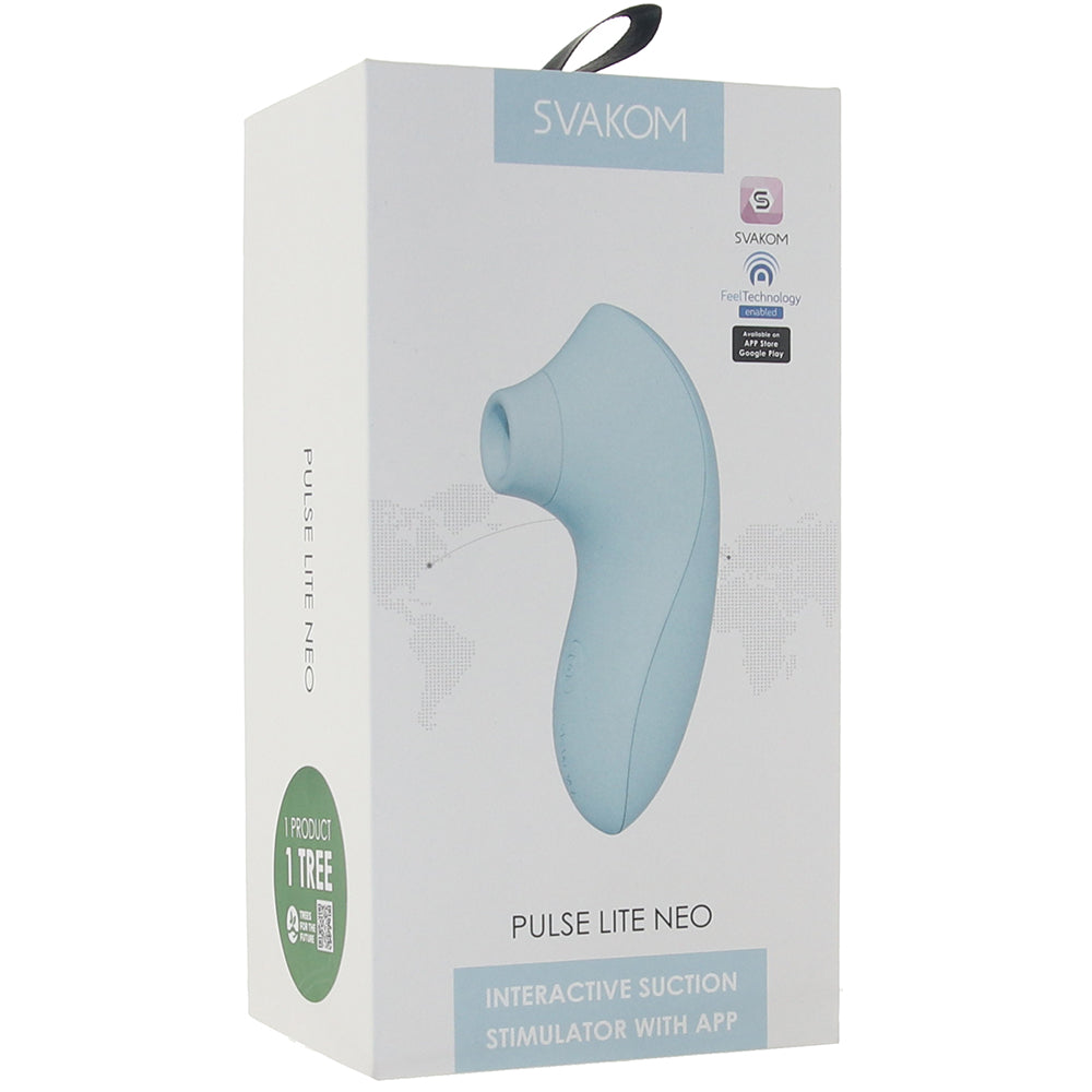 Pulse Lite Neo Suction Stimulator with App in Seafoam Blue Vibrators > Clitoral Stimulators - Tophatter Daily Deals