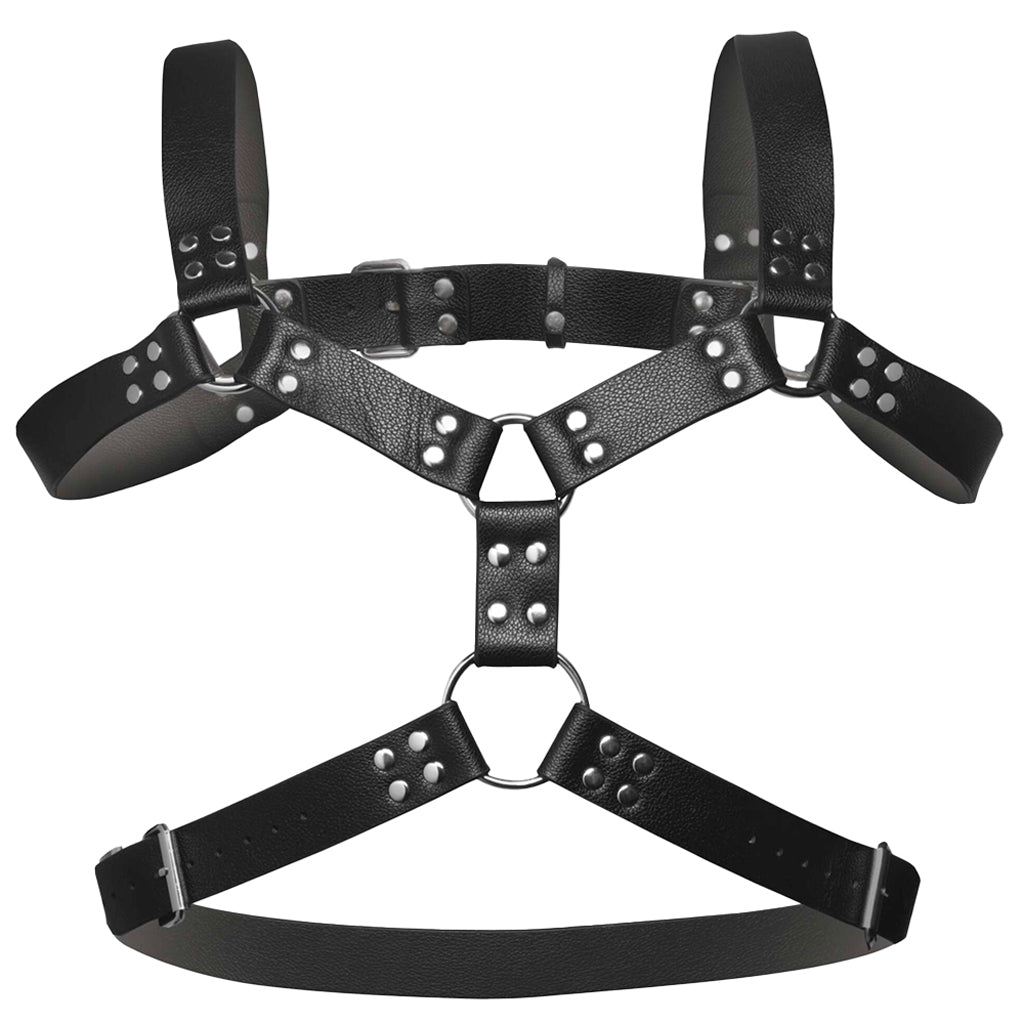 Strict 6 O-Ring Chest Harness - Tophatter's Adult Sex Toys Online Bondage and Fetish > Tools & Accessories - Tophatter Daily Deals