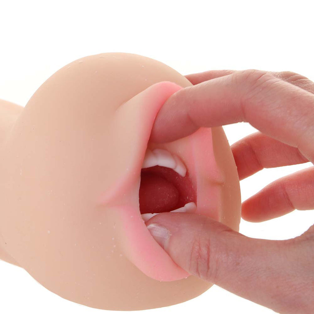 Stroke It Anatomical Mouth Stroker in Ivory Male Masturbators > Mouth Masturbators & Strokers - Tophatter Daily Deals