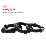 PinkCherry Cock Rings in Black Cock Rings - Tophatter Daily Deals