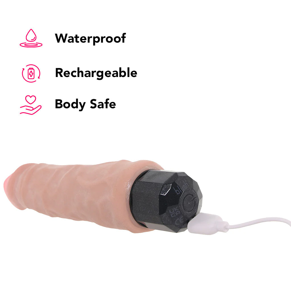 Au Naturel Big Easy 9 Inch Realistic Vibe Vibrators > Realistic Vibrator Dildos - Tophatter Daily Deals