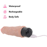Au Naturel Big Easy 9 Inch Realistic Vibe Vibrators > Realistic Vibrator Dildos - Tophatter Daily Deals