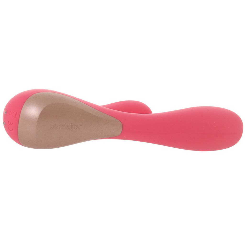 Satisfyer Mono Flex Vibe in Red Vibrators > Rabbit Vibrators - Tophatter Daily Deals