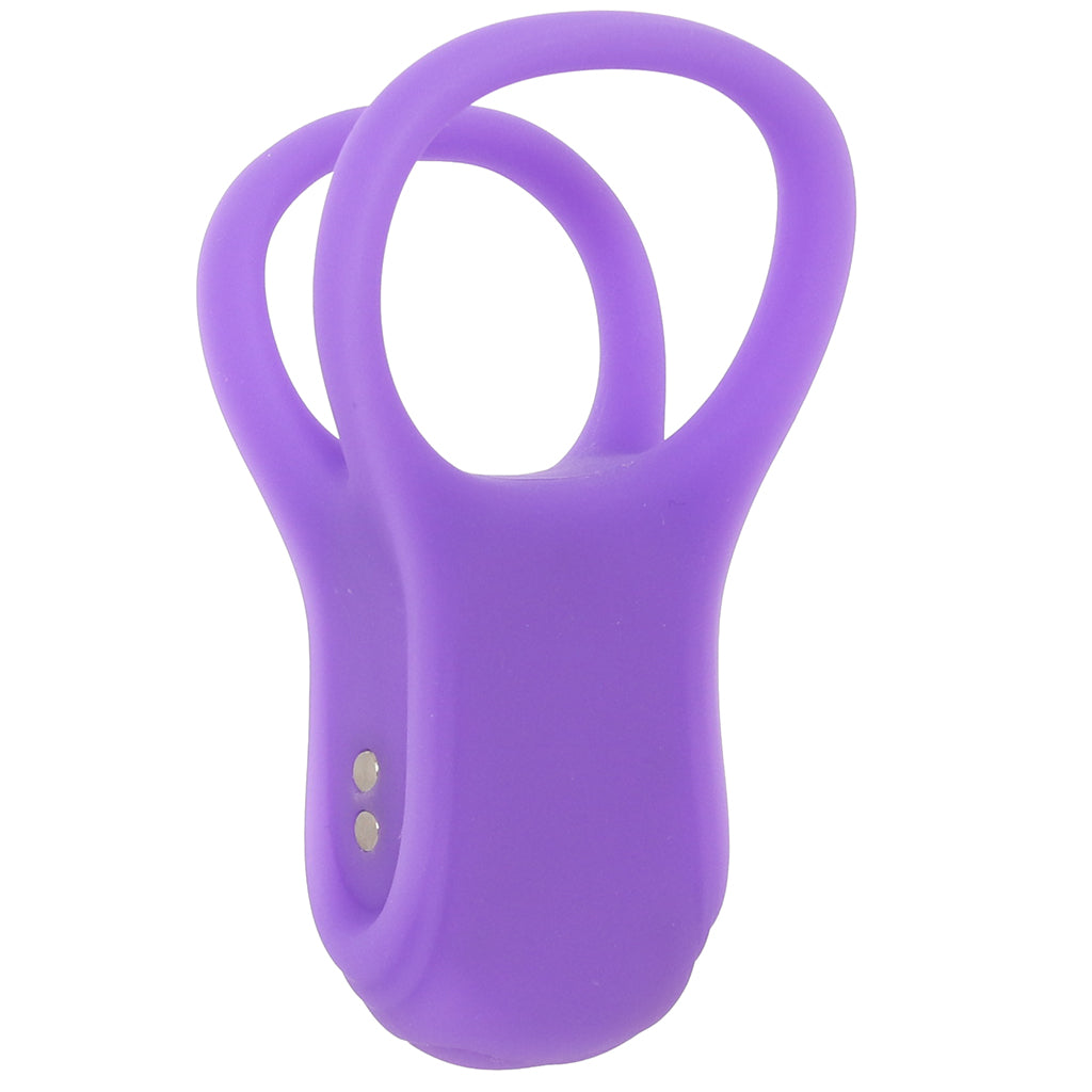 Basic Essentials Dual Support Vibrating Cock Ring Cock Rings - Tophatter Daily Deals
