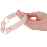 S&M Peaches 'n CreaMe Ring Day Collar Bondage and Fetish > Leashes and Collars - Tophatter Daily Deals