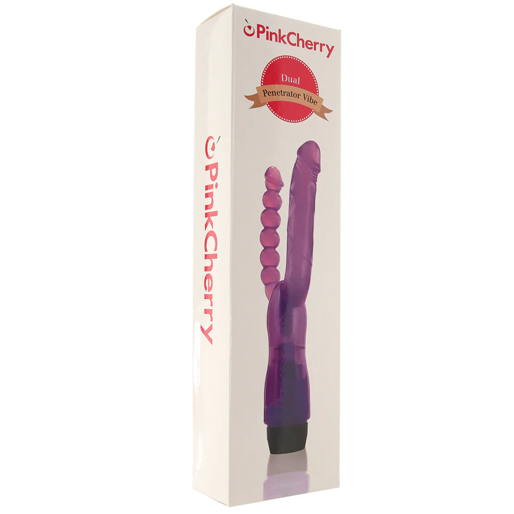 PinkCherry Dual Penetrator Vibe Vibrators > Double Penetration - Tophatter Daily Deals