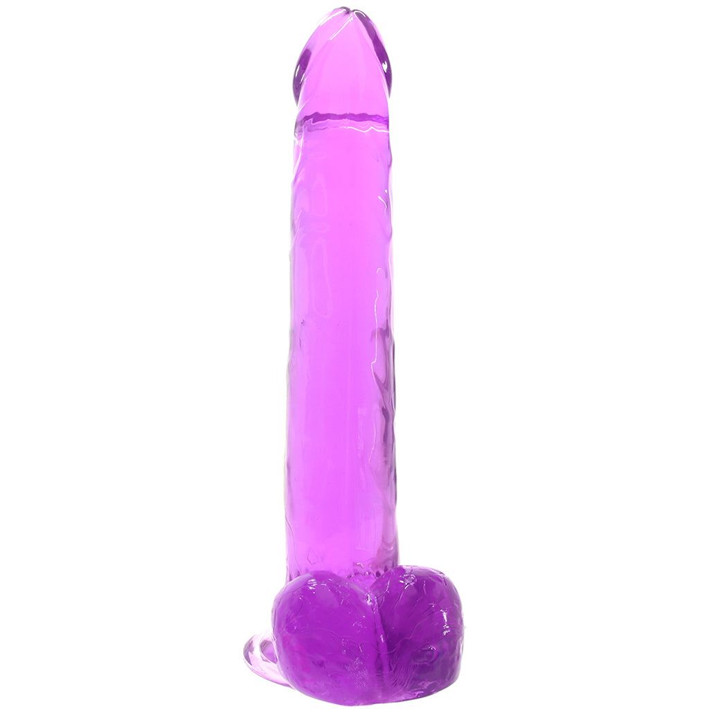 Size Queen 10 Inch Jelly Dildo in Purple Dildo Sex Toys > Realistic Dildos - Tophatter Daily Deals