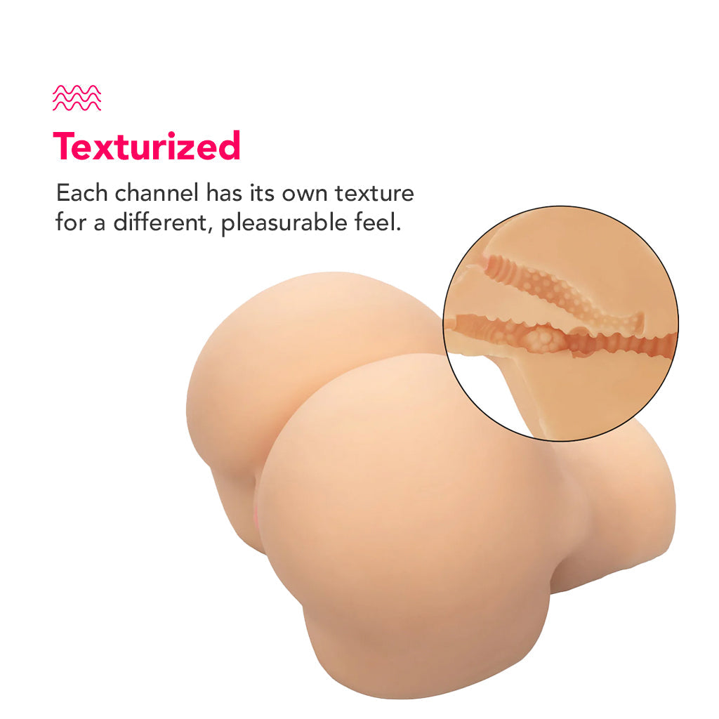 Stroke It BBL Booty Masturbator in Light - Tophatter's Adult Products Male Masturbators > Full Sized - Tophatter Daily Deals