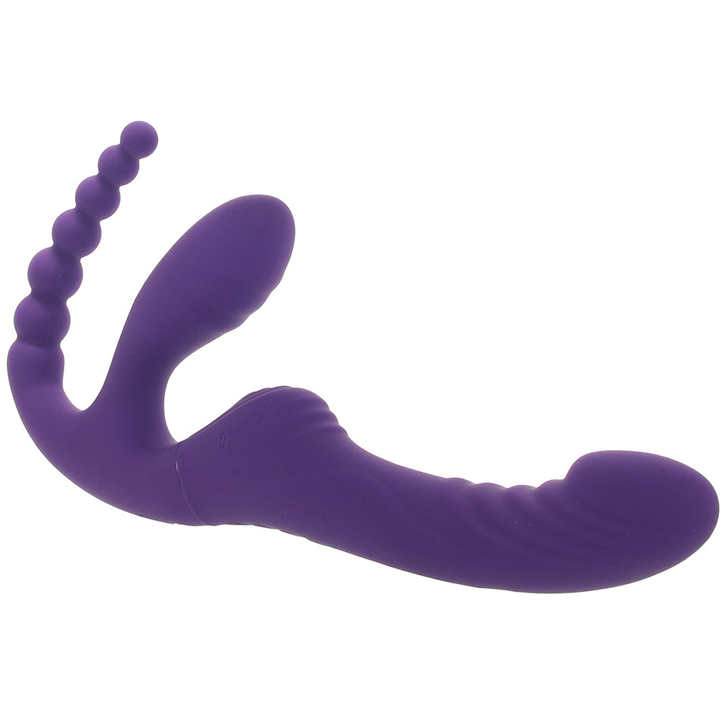 Playboy Hug It Out Strapless Strap-on Vibe Vibrators > Strap-On & Wearable - Tophatter Daily Deals