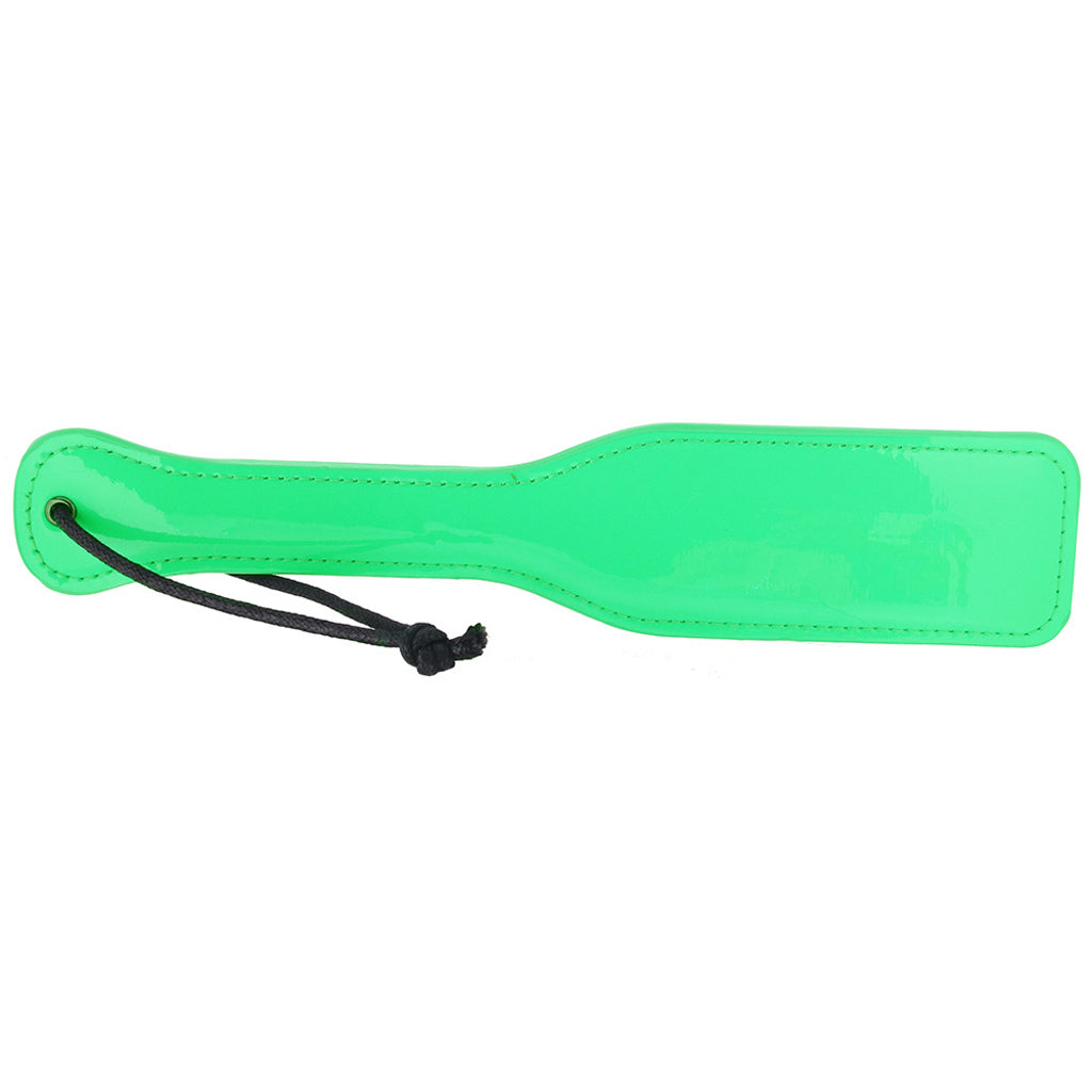 Electra Play Things Paddle in Neon Green Bondage and Fetish > Whips and Crops - Tophatter Daily Deals