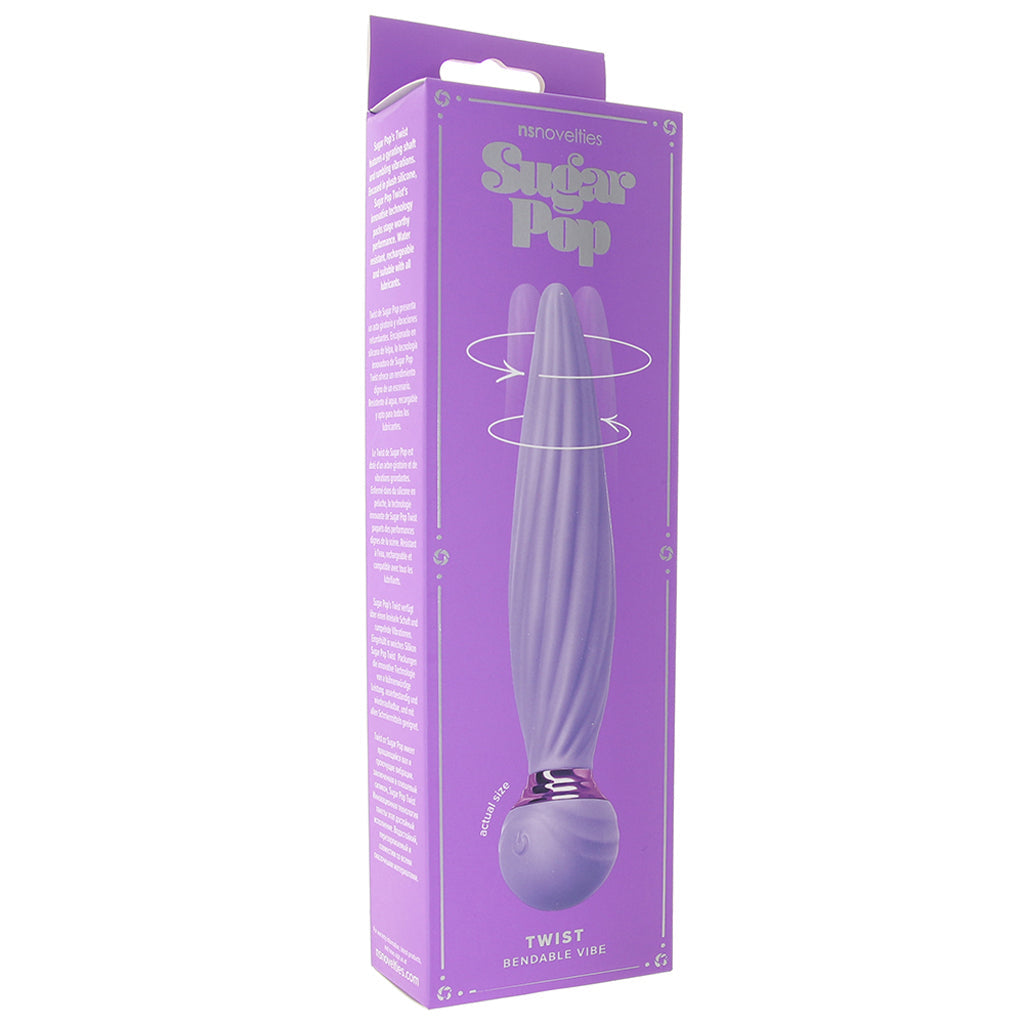 Sugar Pop Twist Bendable Vibe in Purple Vibrators > Clitoral Stimulators - Tophatter Daily Deals