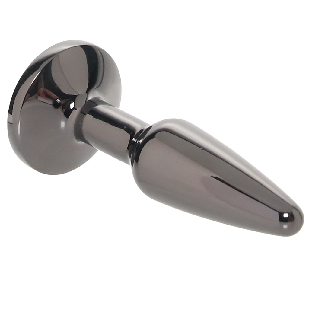 Rear Assets Small Tapered Butt Plug in Gunmetal - Tophatter's Adult Sex Toys Online Anal Sex Toys > Butt Plugs - Tophatter Daily Deals