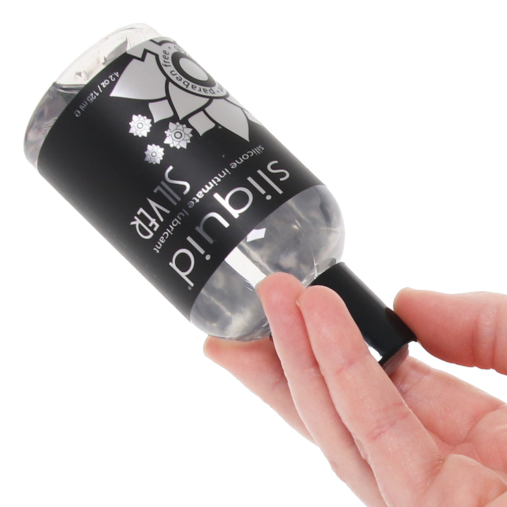 Silver Silicone Intimate Lubricant in 4.2oz/125ml - Tophatter's Adult Products Lubes and Lotions > Silicone Based Sex Lubes - Tophatter Daily Deals