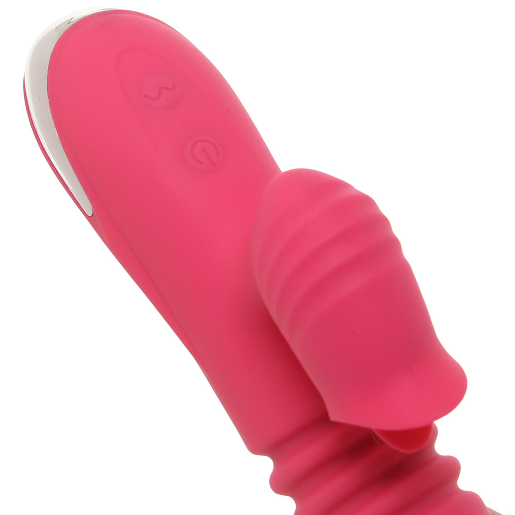 Intruder Heat-Up Thruster & Licking Rabbit Vibe Vibrators > Rabbit Vibrators - Tophatter Daily Deals