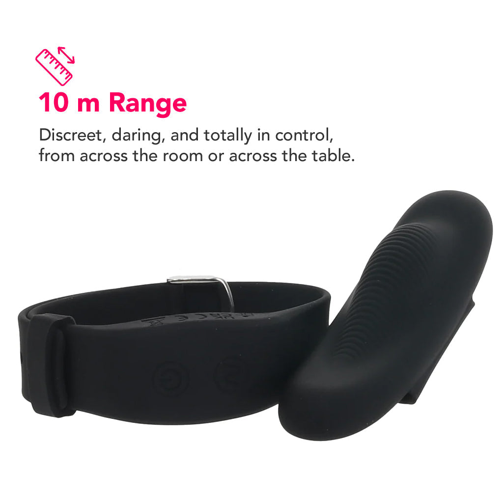 Lock-n-Play Wristband Remote Panty Teaser Vibrators > Wearable & Panty Vibrators - Tophatter Daily Deals