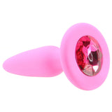 Glams Mini Pink Gem Silicone Butt Plug Anal Sex Toys > Butt Plugs - Tophatter Daily Deals