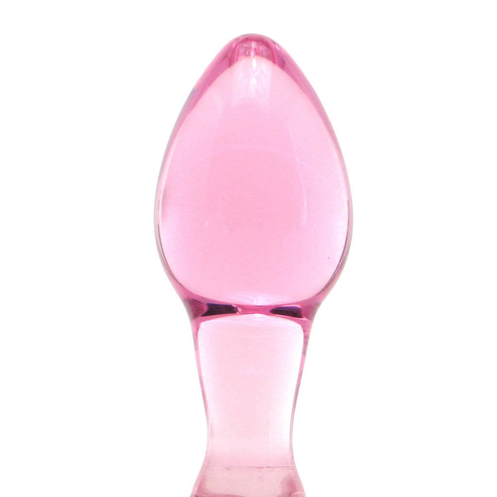 Icicles No. 48 Hand Blown Glass Butt Plug in Pink Anal Sex Toys > Butt Plugs - Tophatter Daily Deals