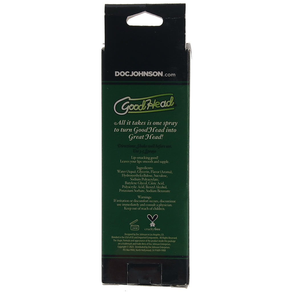 GoodHead Juicy Head Sours Mouth Spray 2oz/59ml in Apple Lubes and Lotions > Flavored Sex Lubes - Tophatter Daily Deals