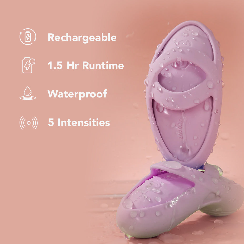 Echo 2 Flexible Panty and Finger Vibe in Pink Lilac Vibrators > Finger Vibrators - Tophatter Daily Deals