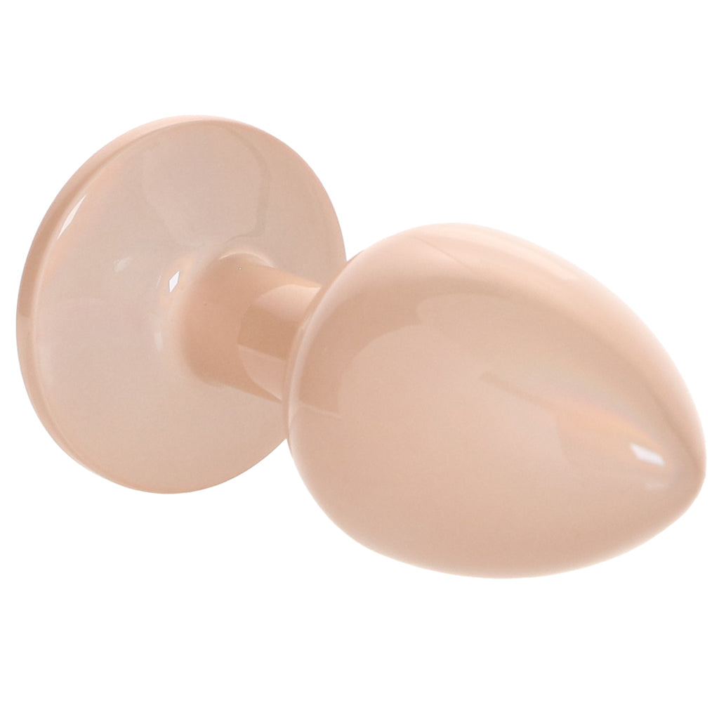 Rear Assets Small Metal Butt Plug in Champagne - Tophatter's Adult Sex Toys Online Anal Sex Toys > Butt Plugs - Tophatter Daily Deals