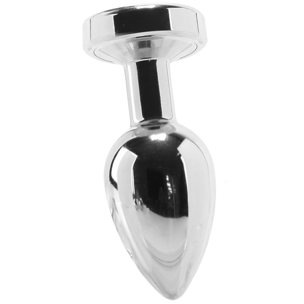 Booty Sparks Silver Light Up Anal Plug in Small - Tophatter's Adult Products Anal Sex Toys > Butt Plugs - Tophatter Daily Deals