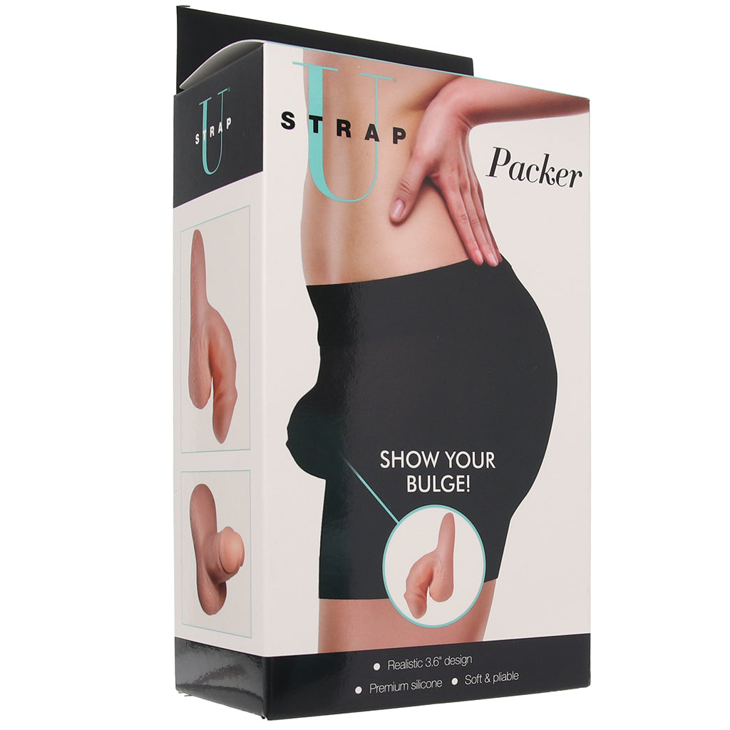 Strap U 3.6 Inch Silicone Packer in Light - Tophatter's Adult Sex Toys Online Sexual Wellness > Gender Expression and Affirmation - Tophatter Daily Deals
