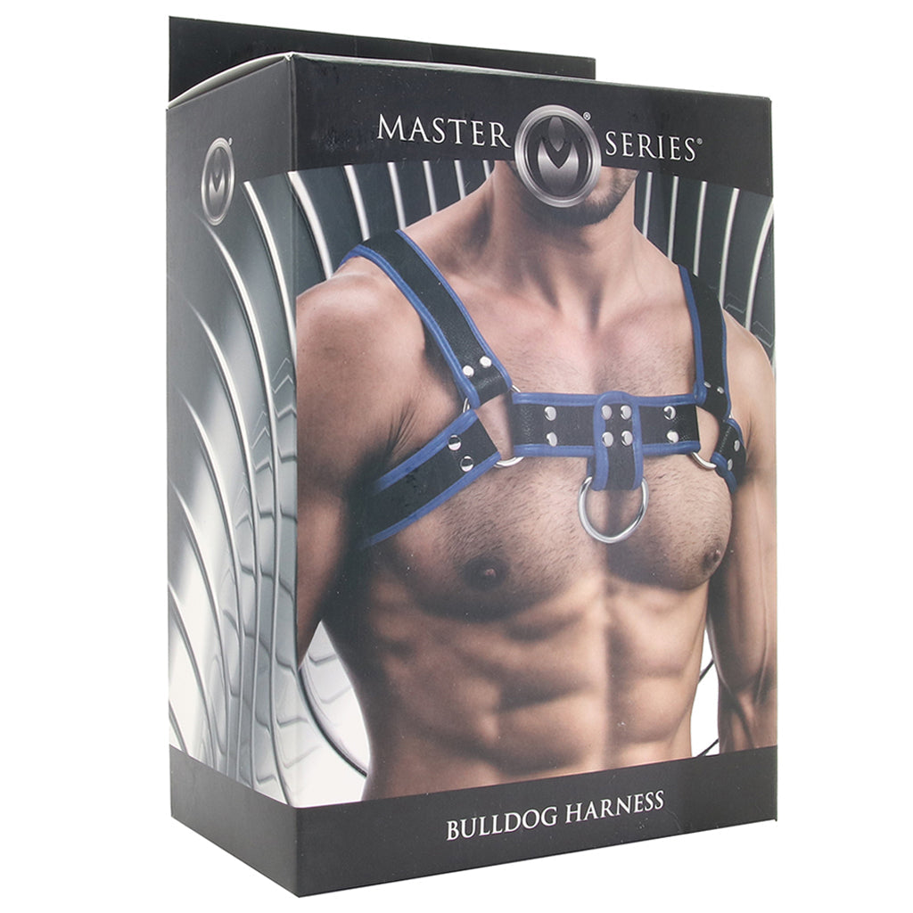 Master Series Bulldog Harness in Blue - Tophatter's Adult Sex Toys Online Bondage and Fetish > Restraints - Tophatter Daily Deals