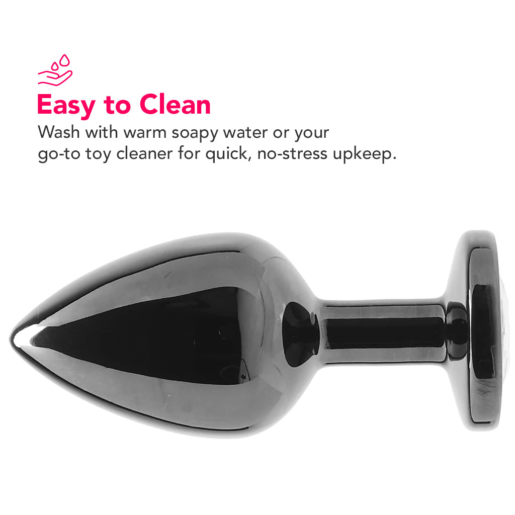 Ouch! Clear Gem Plug in Medium Anal Sex Toys > Butt Plugs - Tophatter Daily Deals