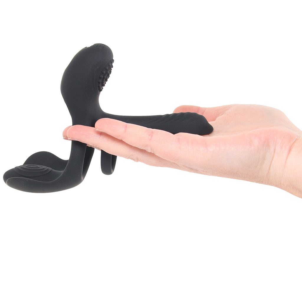 LEVELZ Triple Motor Cock Ring Stimulator Cock Rings - Tophatter Daily Deals