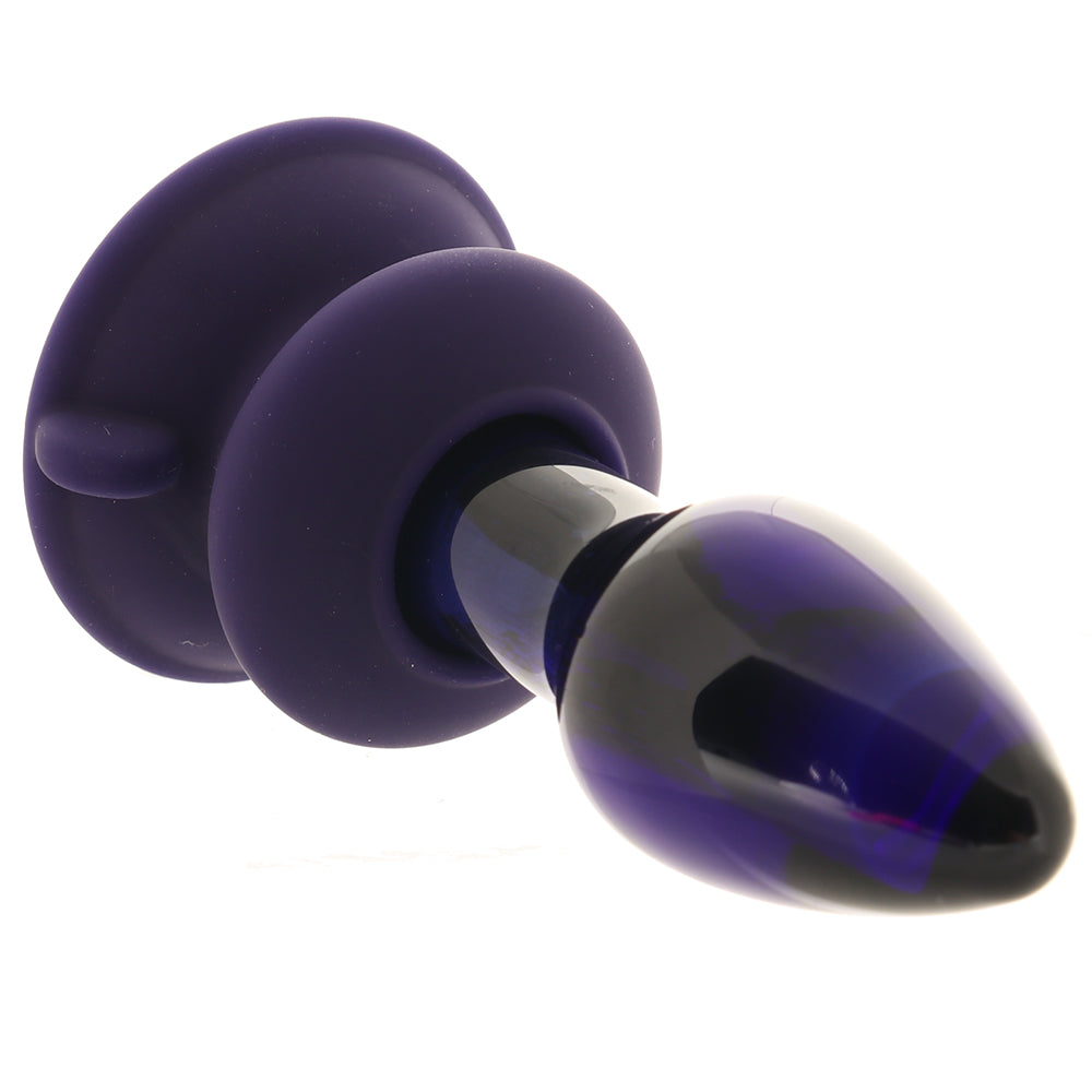 Icicles No.85 Vibrating Glass Plug in Purple - Tophatter's Adult Sex Toys Online Anal Sex Toys > Butt Plugs - Tophatter Daily Deals
