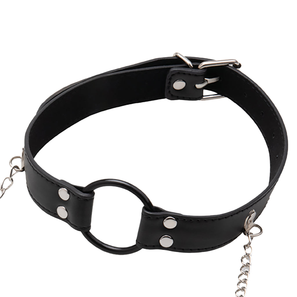 Open Mouth Gag with Nipple Clips Bondage and Fetish > Nipple Stimulators & Clamps - Tophatter Daily Deals