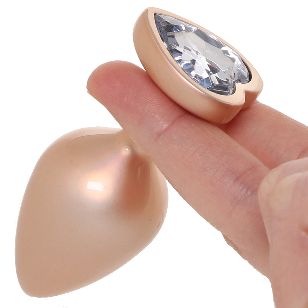 Booty Bling Gold Metal Jewelled Butt Plug in Medium Anal Sex Toys > Butt Plugs - Tophatter Daily Deals