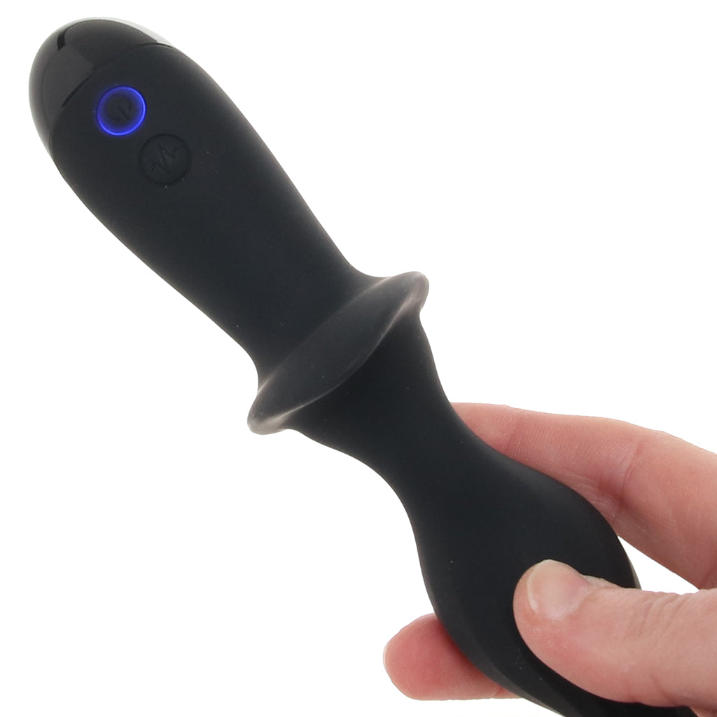 Ass-Station Deep Dive Beaded Anal Vibe - Tophatter's Adult Sex Toys Online Anal Sex Toys > Anal Vibrators - Tophatter Daily Deals