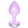 Jewel Amethyst Heart Plug in Large Anal Sex Toys > Butt Plugs - Tophatter Daily Deals