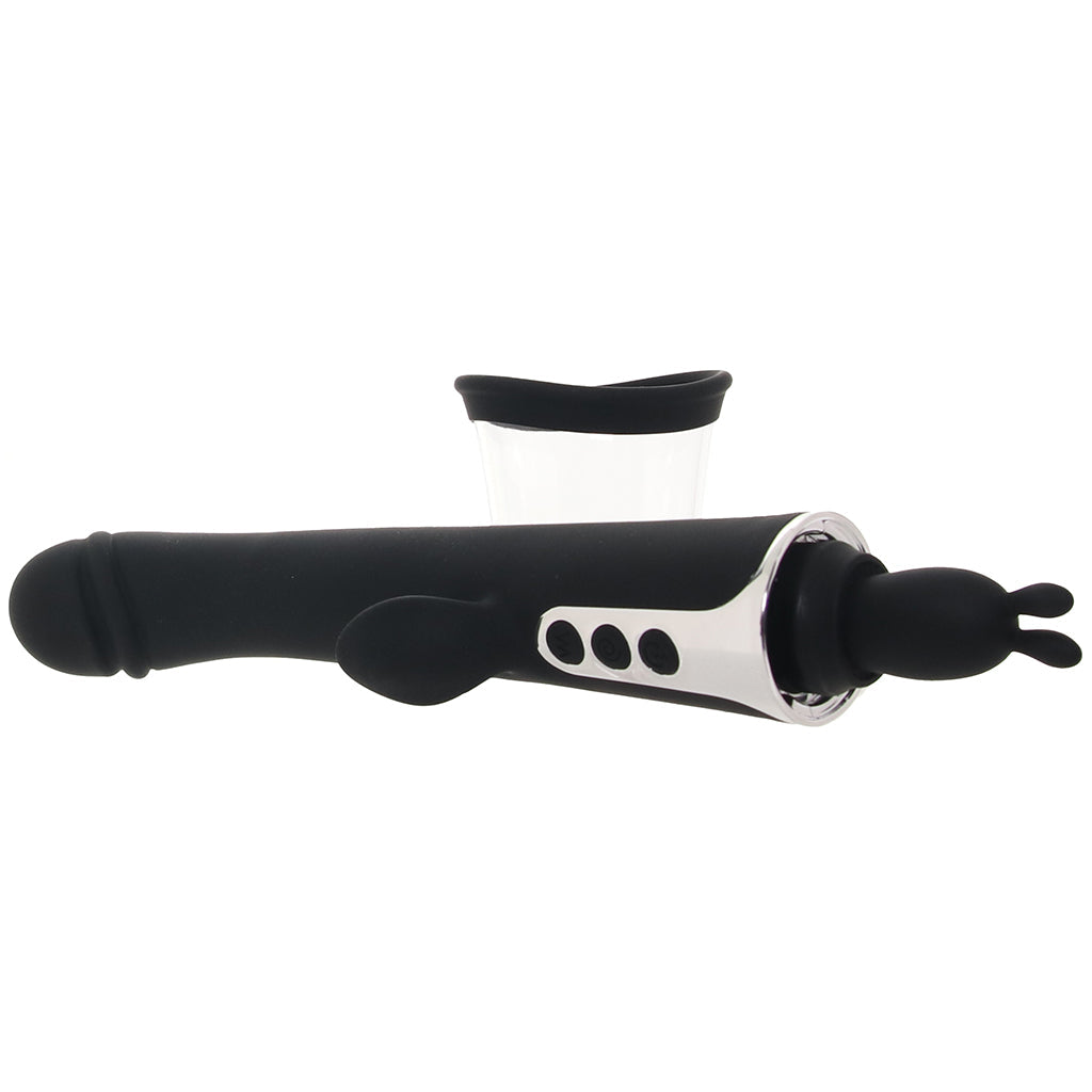 The 3 Way Rabbit Vibe and Pussy Pump - Tophatter's Adult Sex Toys Online Vibrators > Rabbit Vibrators - Tophatter Daily Deals