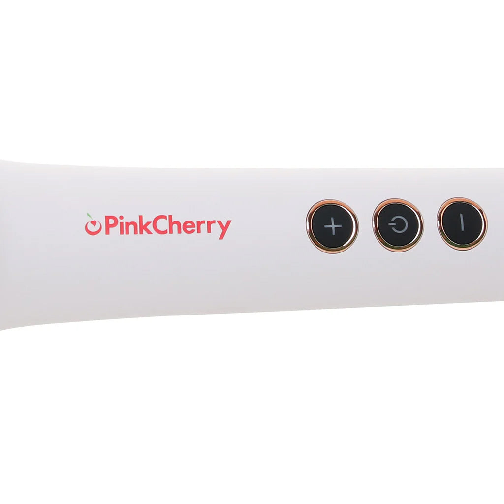 PinkCherry Rechargeable Wand in White Vibrators > Wands - Tophatter Daily Deals