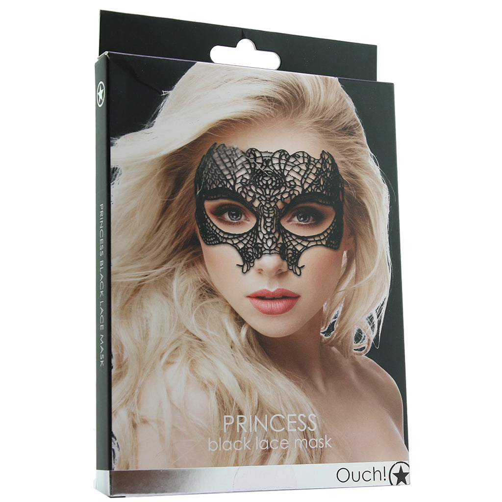 Ouch! Princess Lace Mask in Black Bondage and Fetish > Pleasure Masks and Dress Up Play - Tophatter Daily Deals