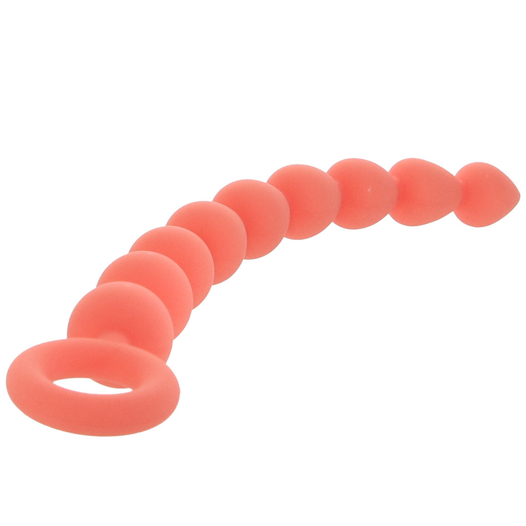S&M Peaches 'n CreaMe Silicone Anal Beads - Tophatter's Adult Sex Toys Online Anal Sex Toys > Anal Beads - Tophatter Daily Deals